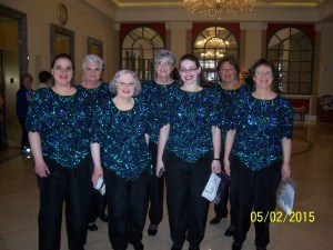 Making our way toward stage